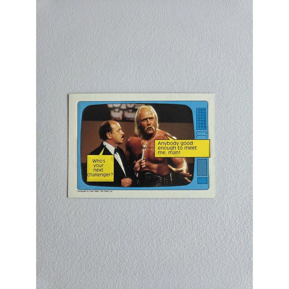 Vintage 1985 Topps WWF Trading Cards 39 Card Lot Hulk Hogan And More
